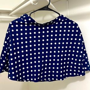 Polka dot mini skirt